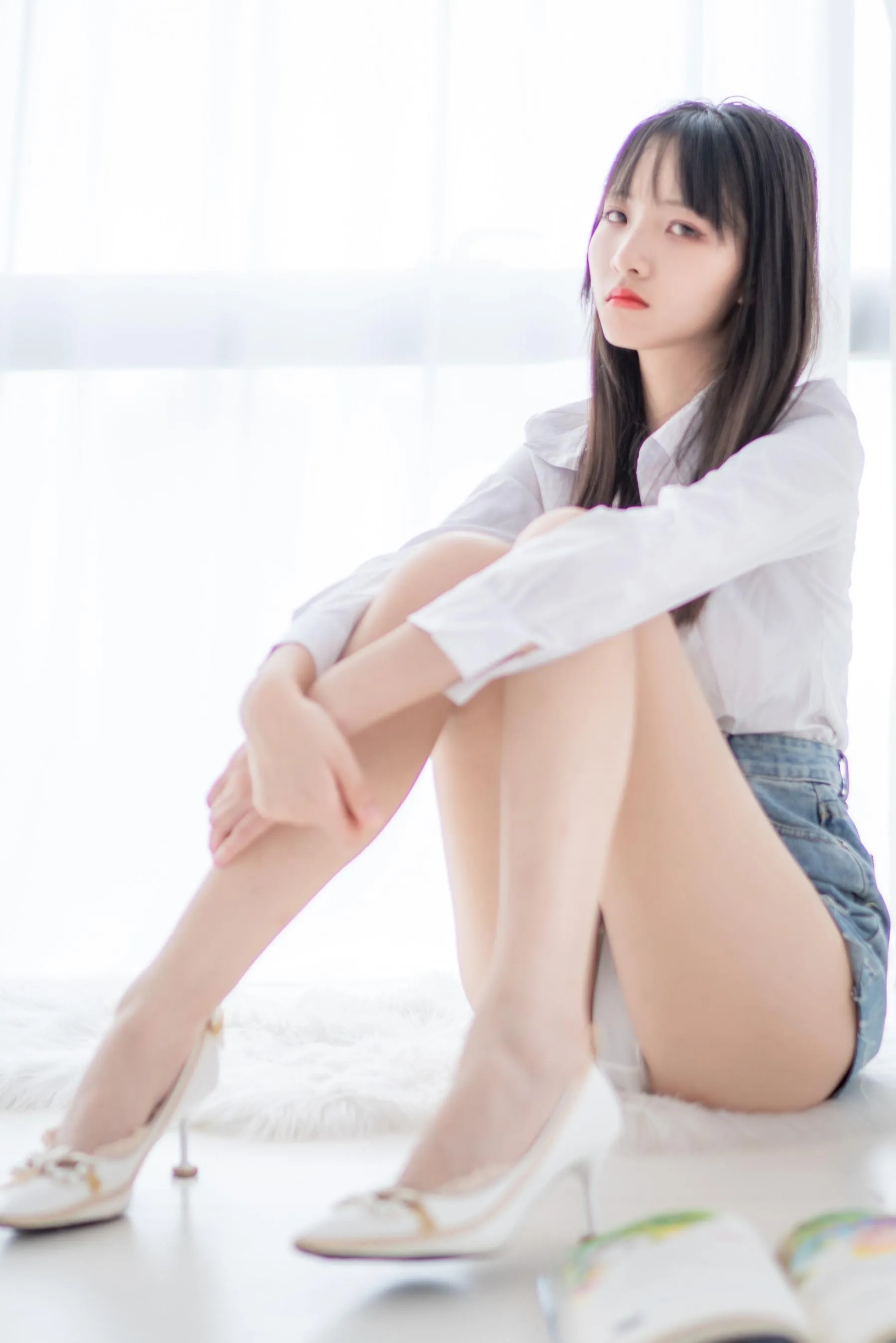 西瓜少女 NO.023 衬衫牛仔裙 [62P]插图7